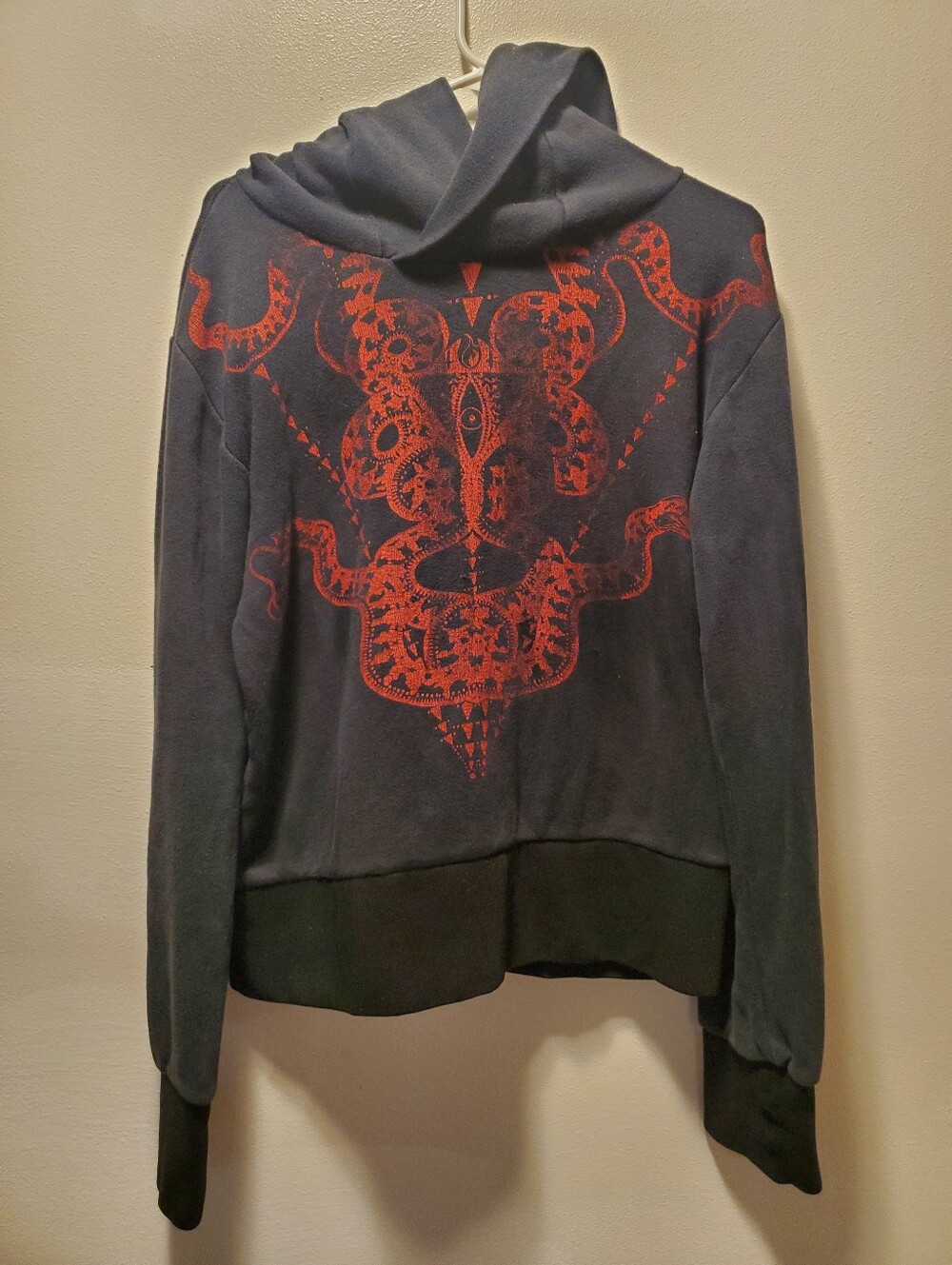 Toxix Vision Snakes Medium Black Hoodie Super Rare